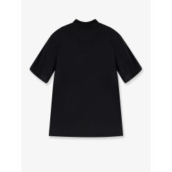 Cotton t-shirt with embroidered logo on the front