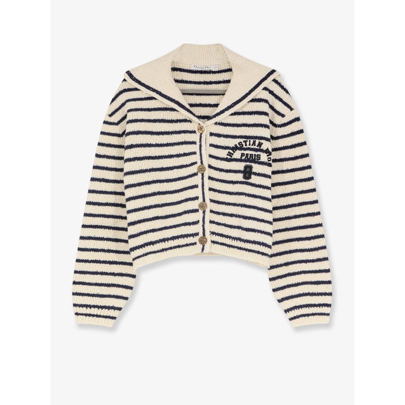 Dior Marinière cotton cardigan