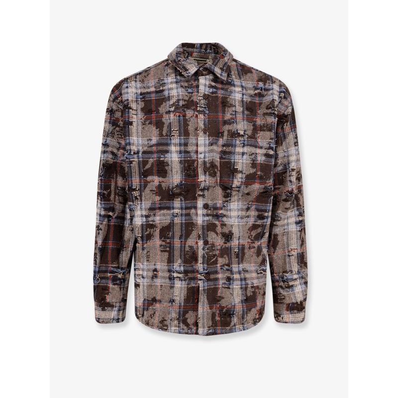 WBJong Ripped shirt with destroyed effect