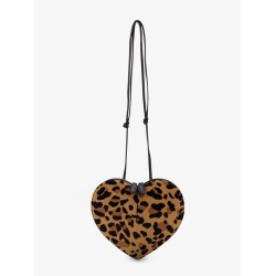 Le Coeur leopard haircalf shoulder bag