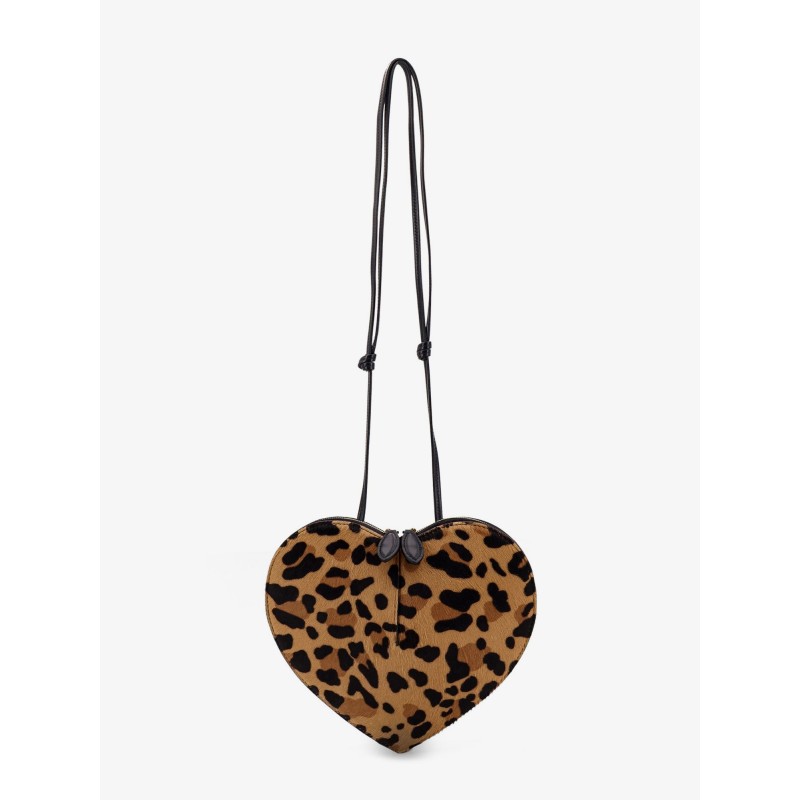 Le Coeur leopard haircalf shoulder bag