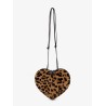 Le Coeur leopard haircalf shoulder bag