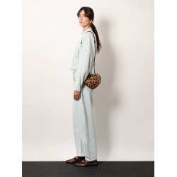 Le Coeur leopard haircalf shoulder bag