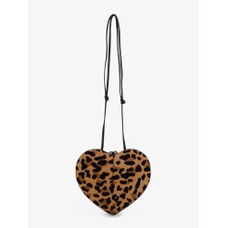 Le Coeur leopard haircalf shoulder bag