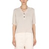 COTTON AND WOOL POLO SHIRT