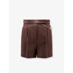 Stretch viscose shorts