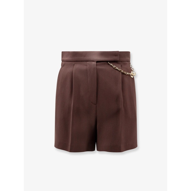 Stretch viscose shorts