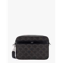 Coated canvas Messenger crossbody bag with Triomphe logo all-over