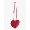 Le Coeur suede crossbody bag