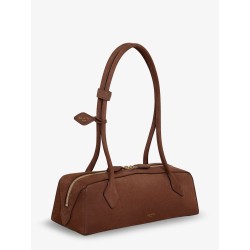 Borsa a spalla Teckel Medium in suede