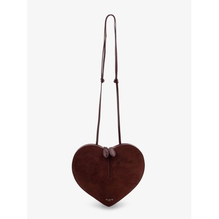 Suede Le Coeur crossbody bag