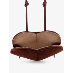 Suede Le Coeur crossbody bag