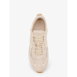 Field suede sneakers with leather inserts