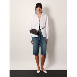 Le Click East West Small Leather crossbody bag