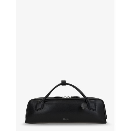 Le Teckel suede clutch bag