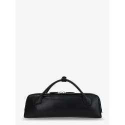 Le Teckel suede clutch bag