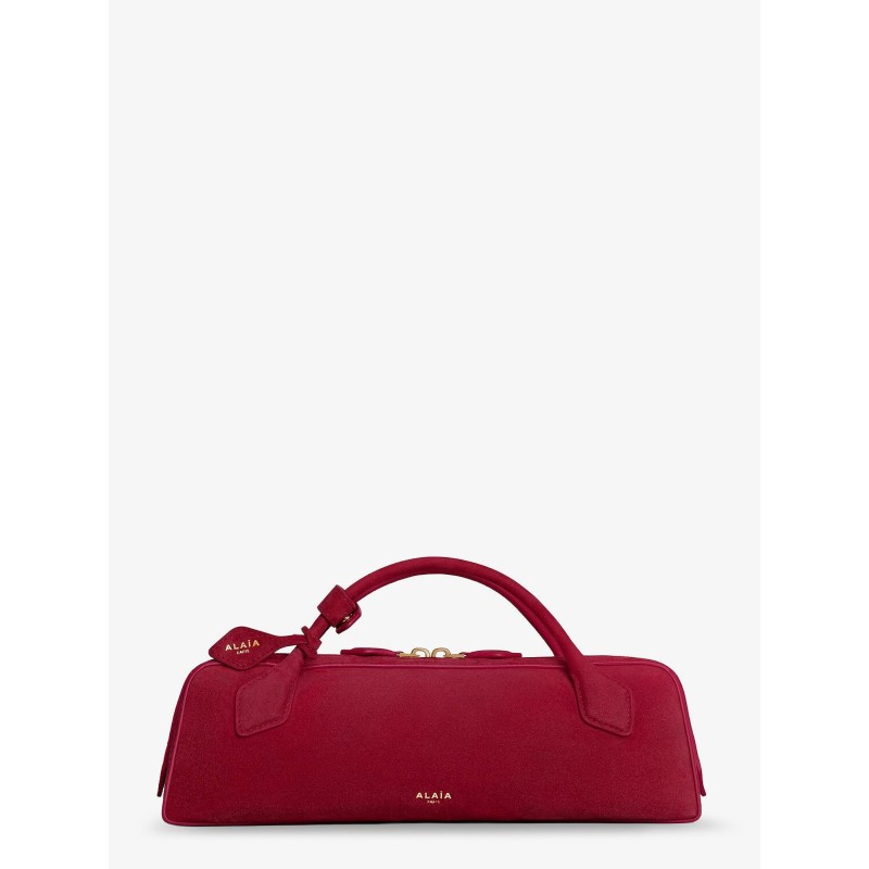 Teckel Clutch suede handbag