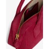 Teckel Clutch suede handbag
