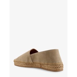 Suede espadrilles with iconic stitching