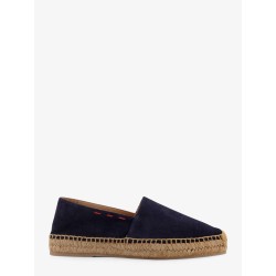 Suede espadrillas with iconic stitching