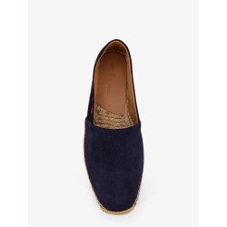 Suede espadrillas with iconic stitching
