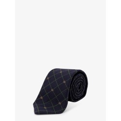 Griglia silk and wool tie