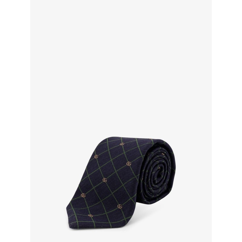 Griglia silk and wool tie
