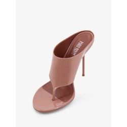 Lidia Thong patent leather sandals