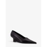 Sharp Wedge leather pump with croco motif