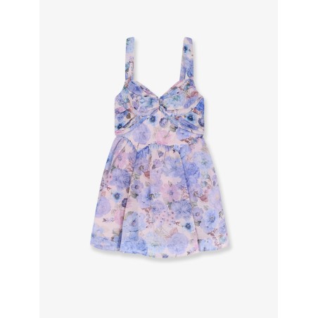 Rebellion Drape linen and silk mini dress