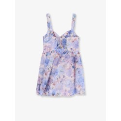 Rebellion Drape linen and silk mini dress