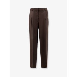Wool trousers with pinces