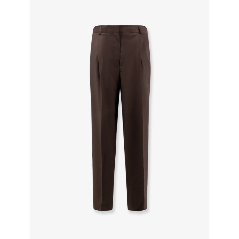Wool trousers with pinces