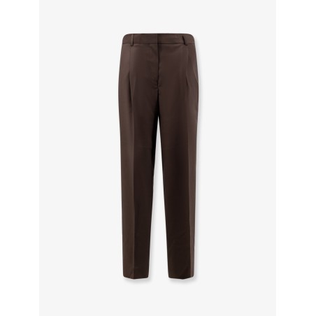 Wool trousers with pinces