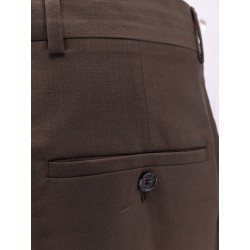 Wool trousers with pinces