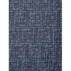 Padded denim mini dress