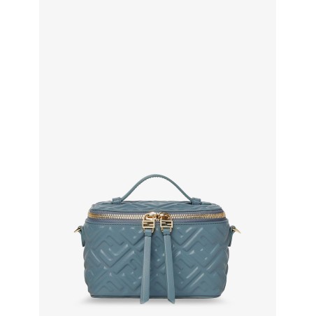 Fendi Vanity leather crossbody bag with FF motif