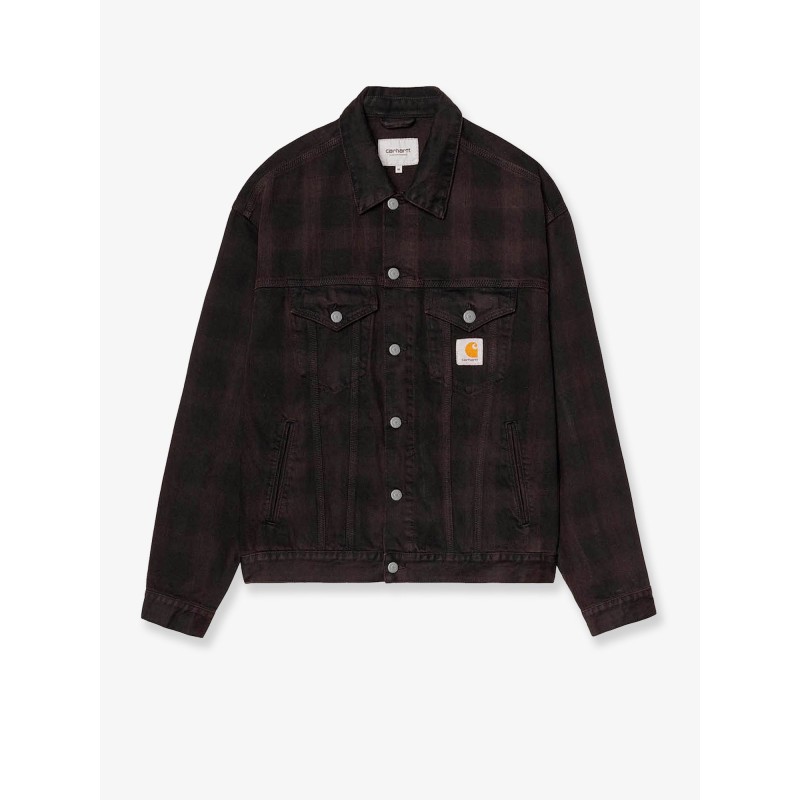 Everson denim jacket with front logo