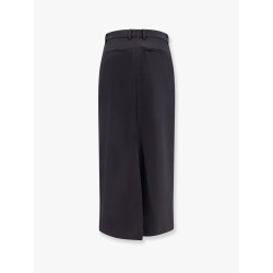 Low-Waist Straight Skirt