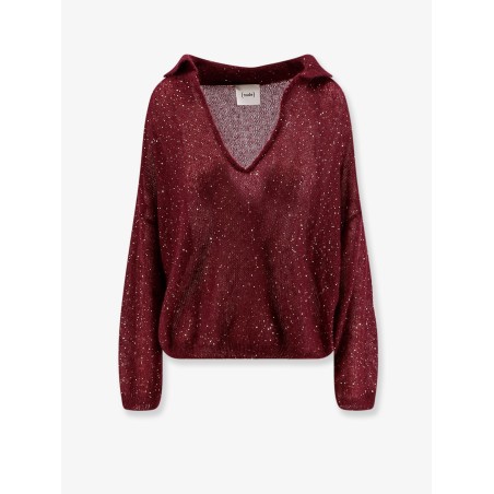 Mohair blend sweater with sequins