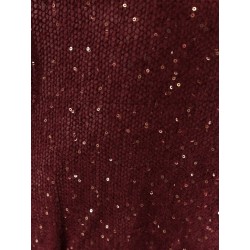 Mohair blend sweater with sequins