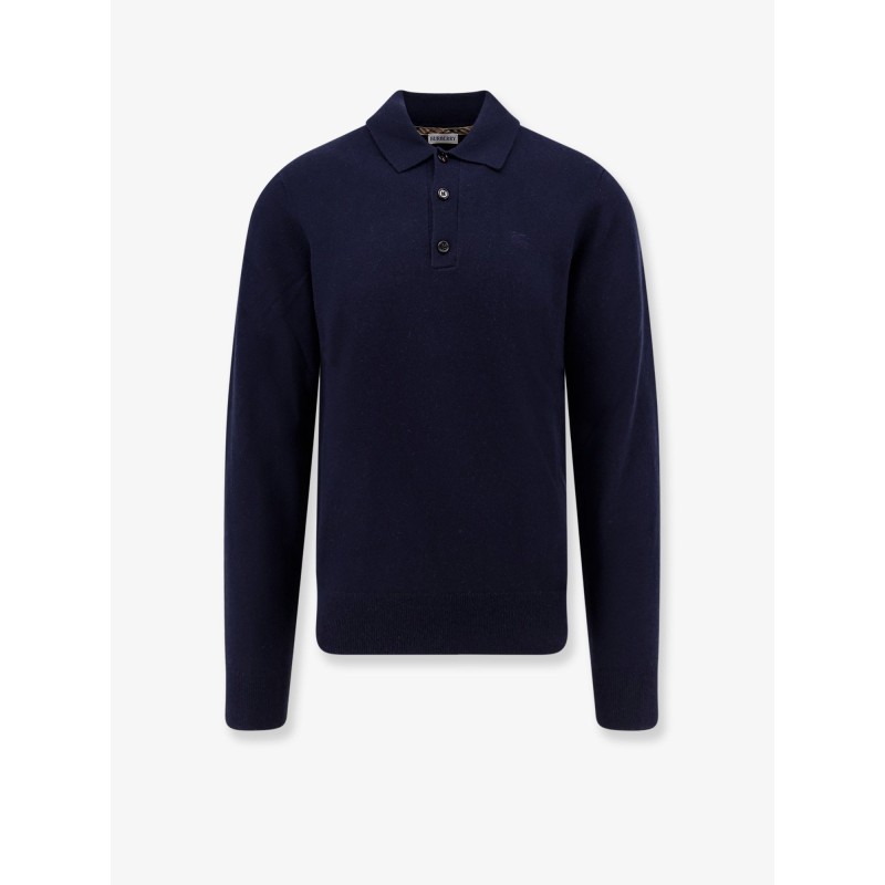 Cashmere polo sweater
