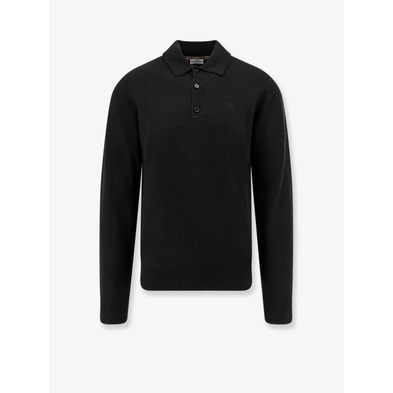 Cashmere polo sweater