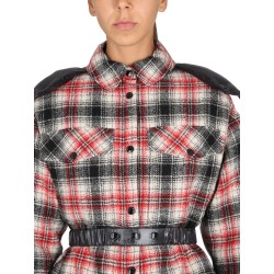 REVERSIBLE PADDED SHIRT DRESS