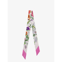 Gucci Flora silk twill bandeau