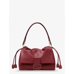 Mamma Baguette Medium leather crossbody bag