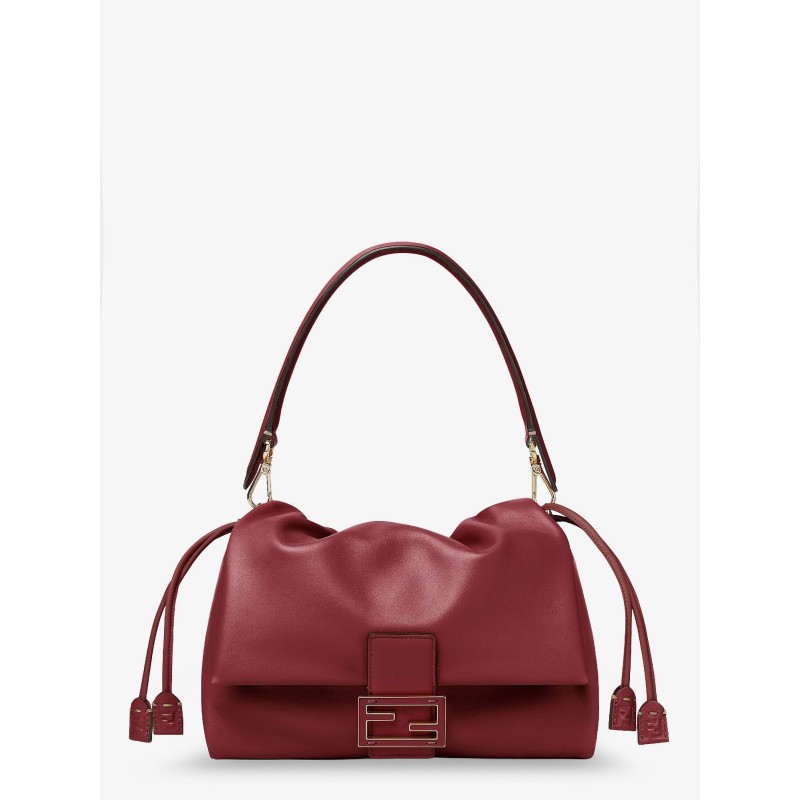 Mamma Baguette Medium leather crossbody bag