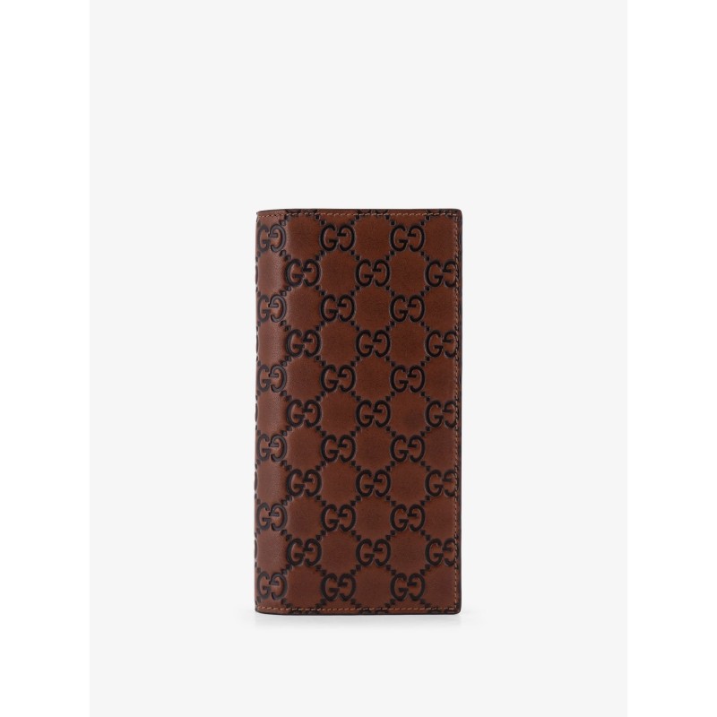 GG Emblem leather wallet with embossed GG motif