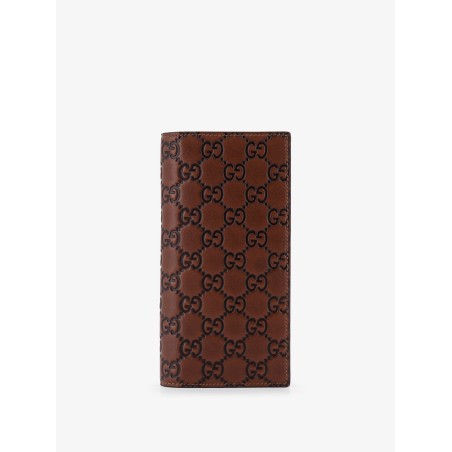 GG Emblem leather wallet with embossed GG motif