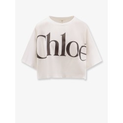 Cotton t-shirt with maxi logo on the front